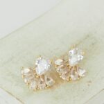 14x15 mm Water Drop earstud Gold-colored x 2 pc(s)