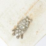 9x18 mm Eye of Elegance Neumann Clasp with twoo Loop Platinum-colored x 1 pc(s)