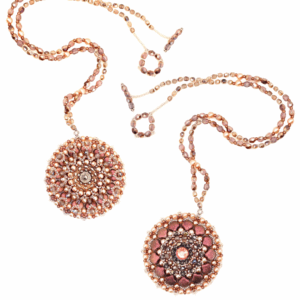 DESERT CRYSTAL pendant tutorial by Giuliana Verdelli