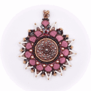 REBUTIA pendant beading tutorial by Laura Embrey