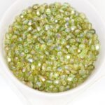 4 mm Fire-polished round beads Light Peridot Celsian x 60 pc(s)