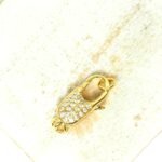 10x16 Heartlock Lobster Clasp  Gold-colored x 1 pc(s)