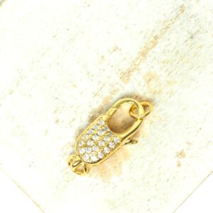 10x16 Heartlock Lobster Clasp  Gold-colored x 1 pc(s)