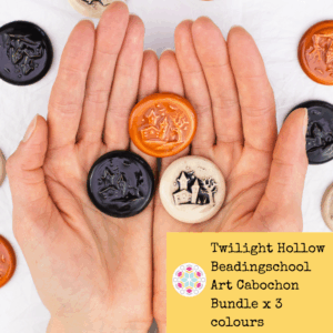 Twilight Hollow Beadingschool Art Cabochon Bundle x 3 colours