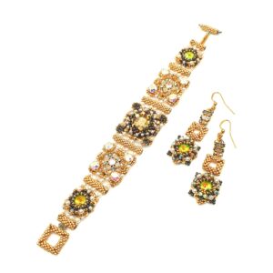 ALCHEMY OF LOVE bracelet and earrings tutorial by Giuliana Verdelli