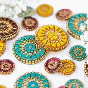 Starbloom glass cabochons