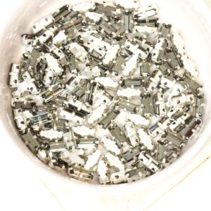 3x7 mm Preciosa Fancy Baguette Black Diamond with Silver-colored claw x 10 pc(s)