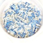 3x7 mm Preciosa Fancy Baguette Light Sapphire with Silver-colored claw x 10 pc(s)