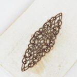 20x50 mm Lover's Line Filigree Antique copper  x 1 pc(s)