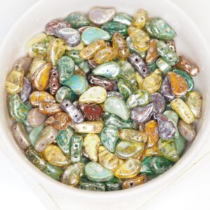 5x8 mm PaisleyDuo Earth Tones x 20 g