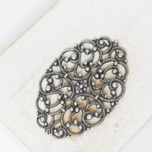 30x40 mm Twilight Serenade Filigree Antique silver x 1 pc(s)