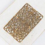 30x43 mm Gentle Frame Filigree Antique bronze  x 1 pc(s)