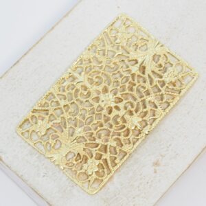 30x43 mm Gentle Frame Filigree Gold-colored  x 1 pc(s)