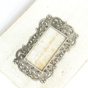 30x45 mm Frame Filigree Antique silver x 1 pc(s)