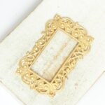 30x45 mm Frame Filigree Gold-colored  x 1 pc(s)