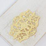 32x42 mm Secret Love Filigree Gold-colored  x 1 pc(s)