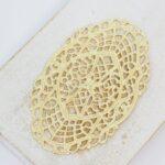 35x52 mm Eternal Temptation Filigree Gold-colored  x 1 pc(s)