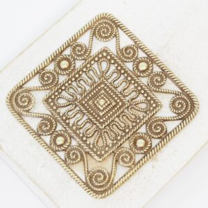 40x40 mm Aztec Filigree Antique bronze  x 1 pc(s)