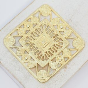 40x40 mm Aztec Filigree Gold-colored  x 1 pc(s)