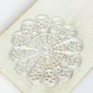 45x45 mm Petal Harmony Filigree Silver-colored  x 1 pc(s)