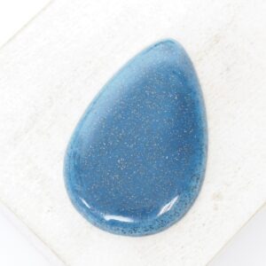 24x36 mm Teardrop Beadingschool Art Cabochon Moonglow on light clay x 1 pc(s)