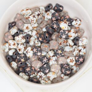 7.5x7.5 mm Ginkgo Stardust Fusion x 20 g