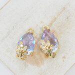 10.5x19 Leafy Whisper Connector Violet Gold-colored x 2 pc(s)