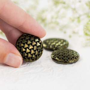 18 mm triangle embrace glass cabochons