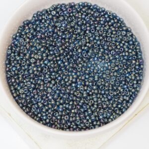 11/0 Miyuki seed beads 305 Montana Blue Gold x 5 g
