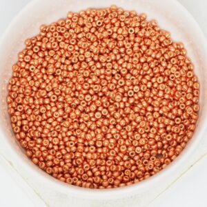 11/0 Miyuki seed beads 4207 Duracoat Galvanized Pink Blush x 5 g