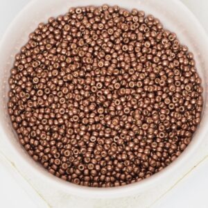 11/0 Miyuki seed beads 4213 Duracoat Galvanized Dark Mauve x 5 g