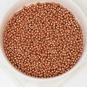 11/0 Miyuki seed beads 4589 Vintage Copper x 5 g