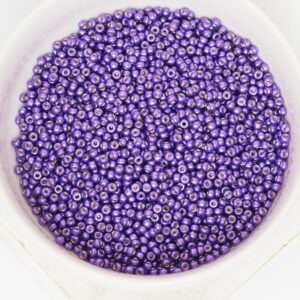 11/0 Miyuki seed beads 5110 Duracoat Galvanized Lilac Night x 5 g