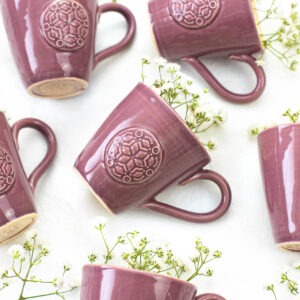 Beadingschool Espresso Mug - Fuchsia