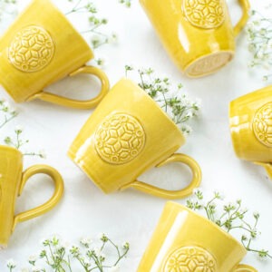 Beadingschool Espresso Mug - Yellow