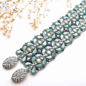 WINGSPAN bracelet beading kit by Erika Sándor - Wave