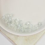 4 mm Preciosa faceted round beads Crystal lagoon x 25 pc(s)