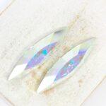 9.5x35 mm Preciosa Fancy Slim Navette Crystal AB x 2 pc(s)