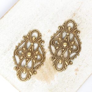 18x28 mm Margaretha Filigree Antique bronze x 2 pc(s)