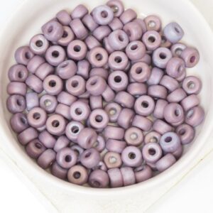 2/0 Matubo Seed beads Opaque Violet Nebula Matte x 20 g
