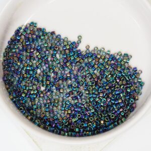 11/0 Miyuki Delica 5 Medium Blue Iris x 5 g