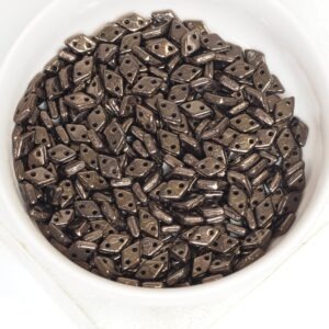 4x6.5 mm Diamond beads Dark Bronze x 5 g
