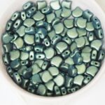 7.5x7.5 mm Ginkgo  94104JT Polychrome - Aqua Teal x 10  g