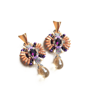 HYPNOTIQUE earrings beading tutorial by Aniko Hesz