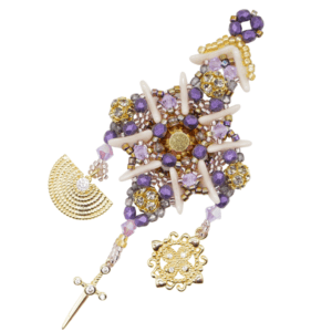 LAST DANCE pendant beading tutorial by Vicky Roberts