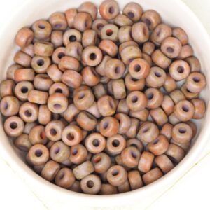 2/0 Matubo Seed beads Opaque Violet Travertin Dark Matte x 20 g