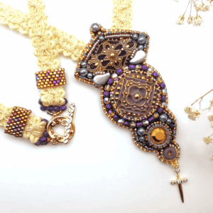 SECRET CODE pendant beading tutorial by Aniko Hesz