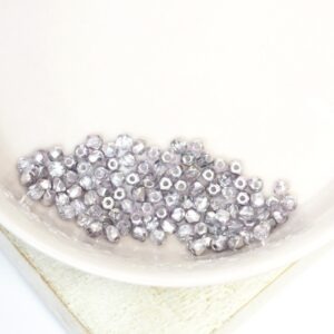 2 mm Fire-polished round beads Crystal Purple x 100 pc(s)