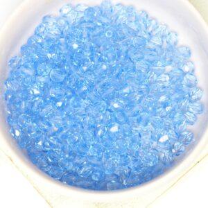 4 mm Fire-polished round beads Med Sapphire x 60 pc(s)