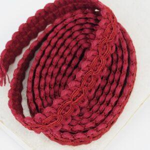 10 mm Entwined galloon braid Ruby x 1 m